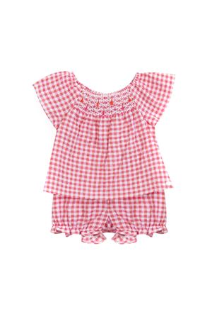 Red-and-white checkered cotton baby set TARTINE ET CHOCOLAT KIDS | CC370613526E